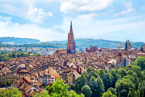 Preview: Panoramic view of Berne, Switzerland