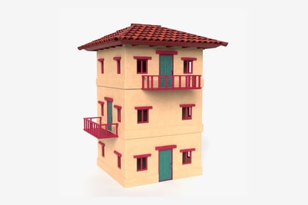 Preview: Stylized Mediterranean Villa