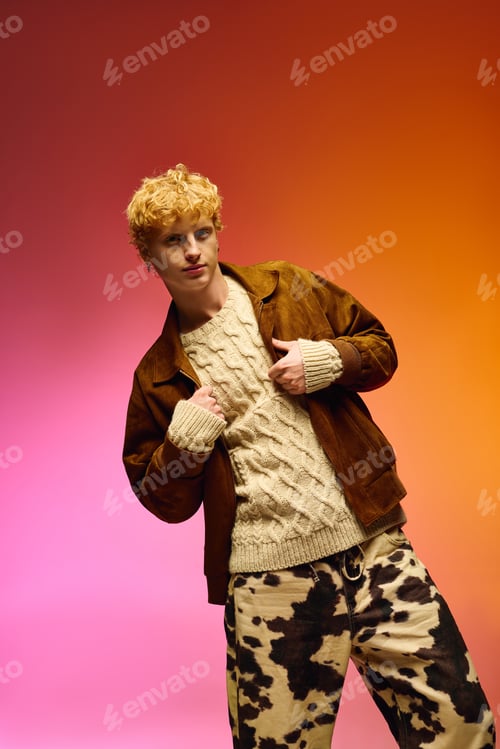 Preview: Stylish holiday fashion for men showcasing a trendy look for Christmas 2025 celebrations