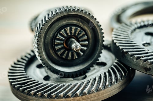 Preview: Gears from an old industrial machine