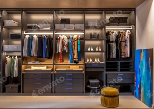 Preview: Modern interior of stylish apartment