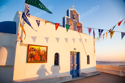 Preview: beautiful island of Santorini Greece - travel destination - Greek islands