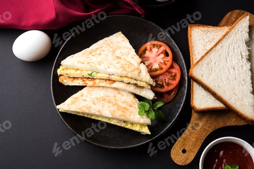 Preview: Bread Omelette Sandwich