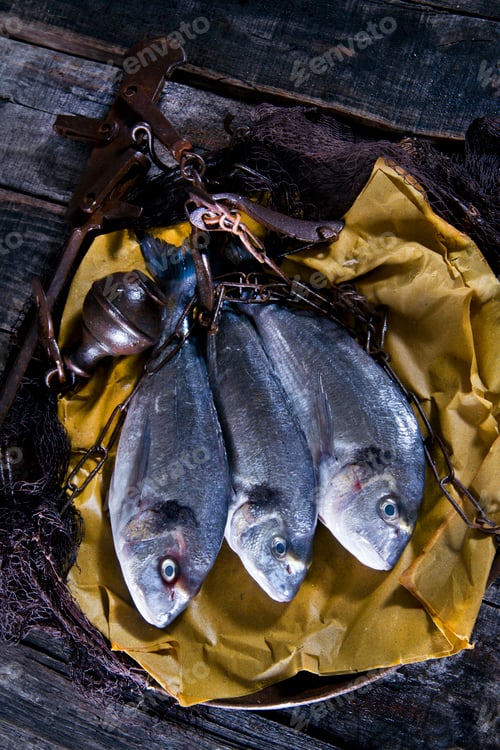 Preview: Above Sea Bream Fish Scales