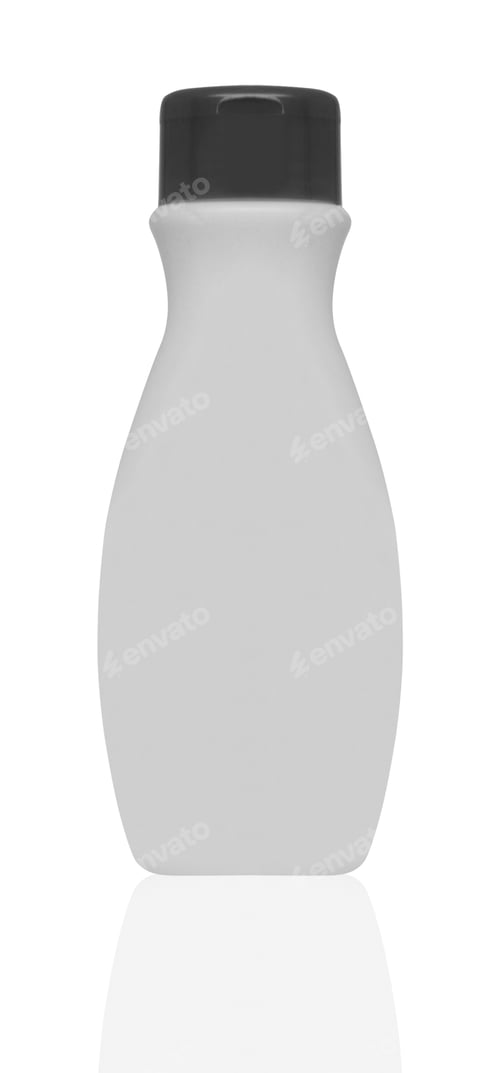 Preview: shampoo bottle isolated on white