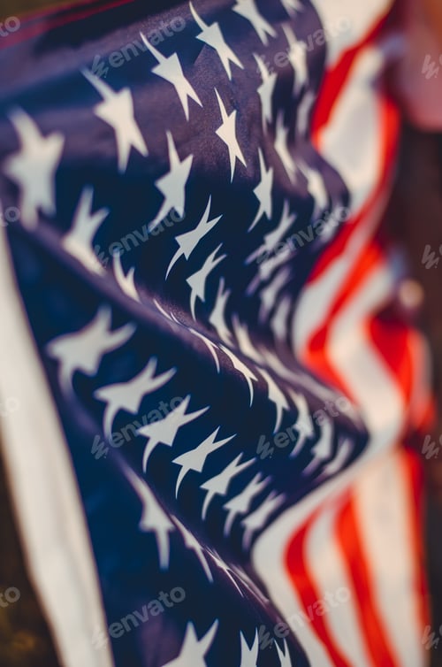 Preview: Stars and Stripes Abstract Design Concept
