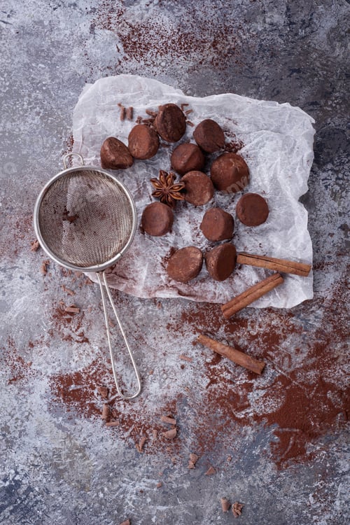 Preview: Home made chocolate truffles