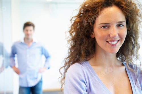 Preview: Business woman smiling