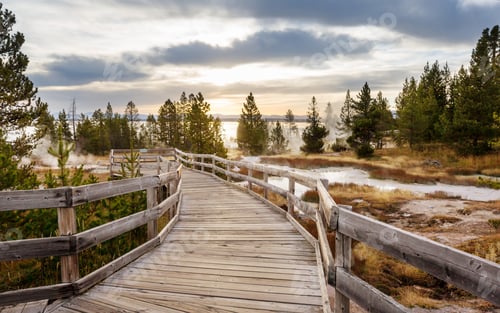Preview: Boardwalk in Yellowstone