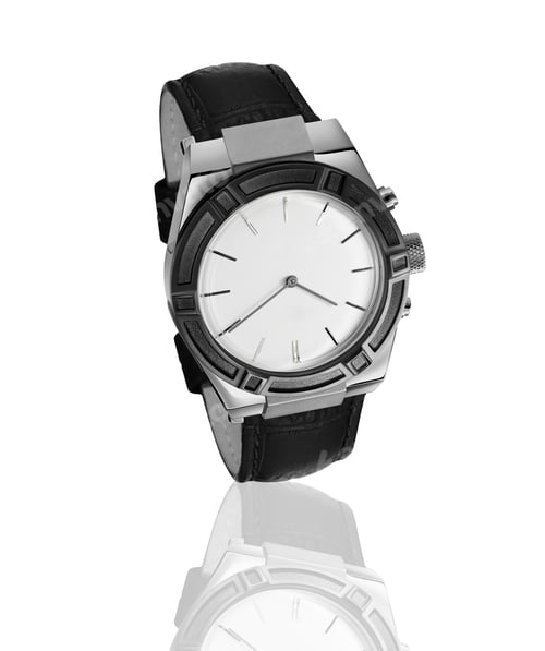 Preview: Luxury watch isolated on white