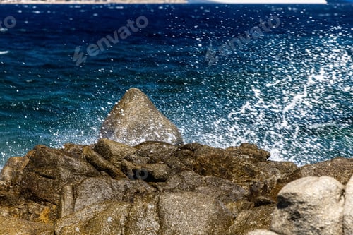 Preview: LaDigue Stones Rocky Beach Ocean power