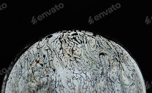 Abstract Patterns in a Swirling, Spherical Formation