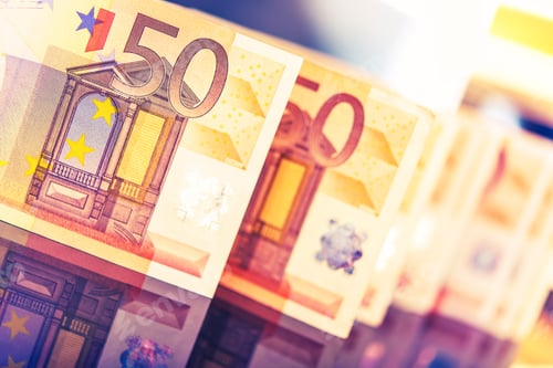 Preview: Colorful Euro Banknotes
