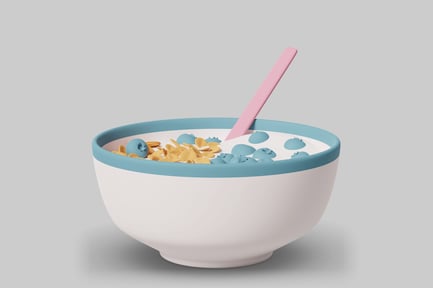 Preview: Bowl of cereal with a spoon