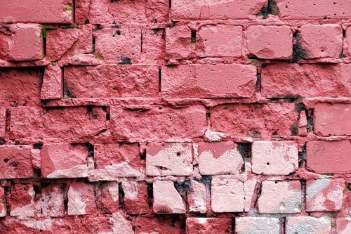 Preview: Old pink brick wall