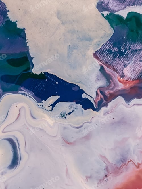 Preview: Abstract colorful oil painting background