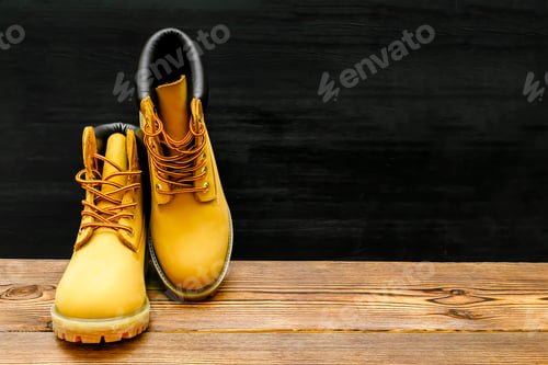 Preview: mountain winter tracking shoes, boots, sneakers, trainers.Sport casual footwear concept.