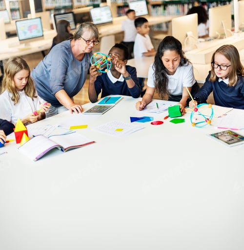 Preview: Classroom Learning Mathematics Students Study Concept