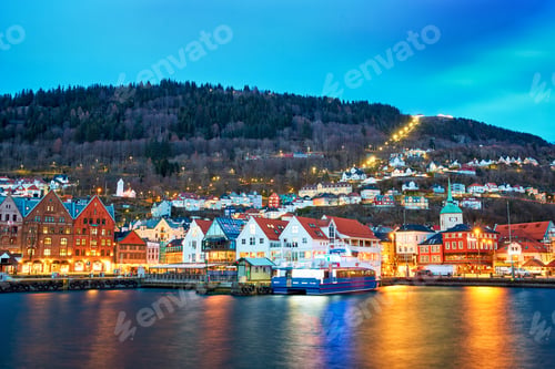 Preview: Bryggen area in Bergen