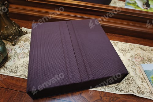 Preview: textile vintage wedding photo book album