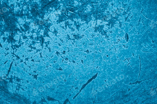 Preview: blue old aluminum sheet with burnt marks from the pan