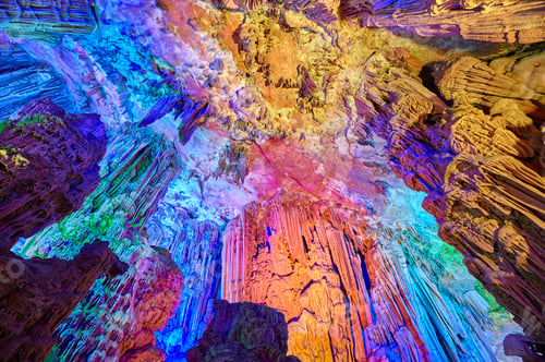 Preview: The Reed Flute Cave in Guilin, China.