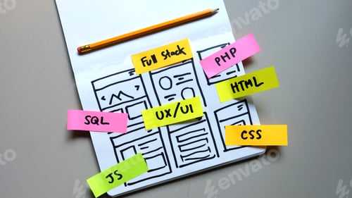 Preview: UX mobile application wireframe.