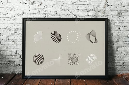 Preview: Geometric pattern in a frame