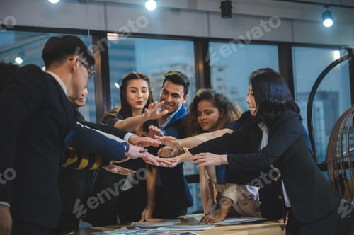 Preview: business person teamwork meeting in team office for strategy brainstorming discussion group