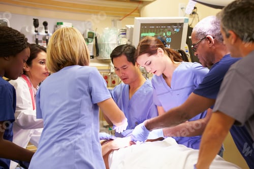 Preview: Medical Team Working On Patient In Emergency Room