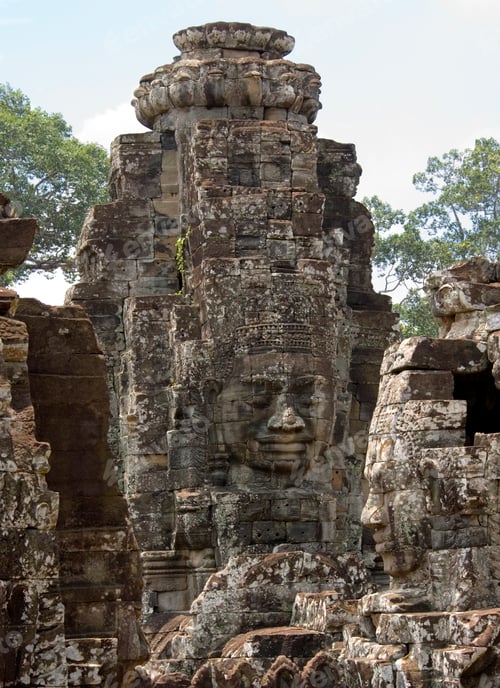 Preview: Bayon Temple near Angkor Wat in Cambodia