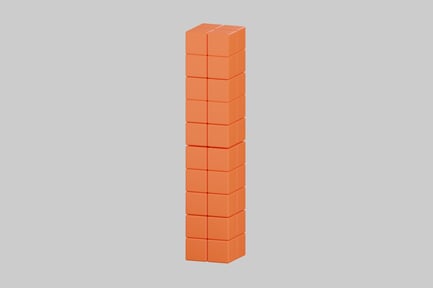 Preview: Orange base ten long