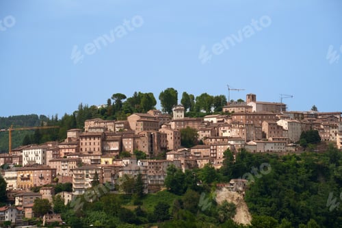 Preview: Amandola, historic town in Marche, Italy