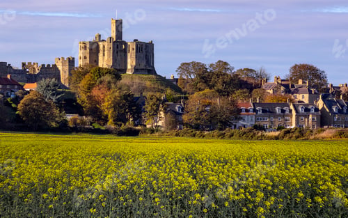 Preview: Warkworth Village in Northumberland in northeast England