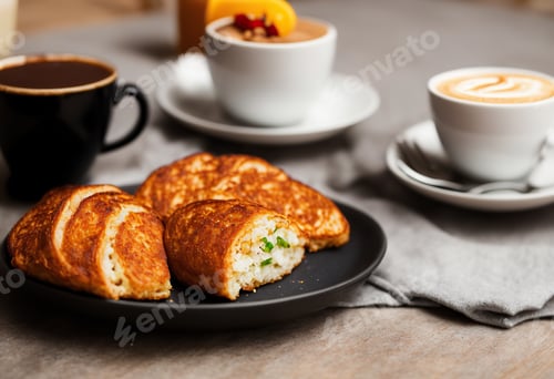Preview: Breakfast in style: a visual and gastronomic feast in the modern restaurant.