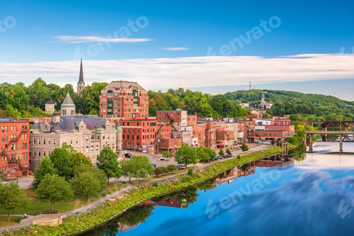 Preview: Augusta, Maine, USA Skyline