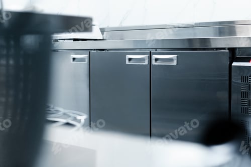 Preview: Kitchen appliances in professional kitchen in a restaurant