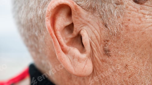 Preview: Ear Of A Middle Age Man Close Up