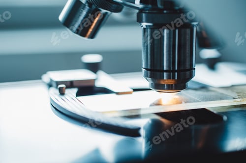 Preview: Close-up shot of microscope