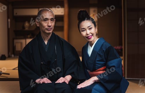 Preview: Senior couple lifestyle moments in a traditional japanese house