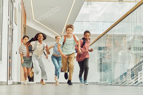 Preview: Kids Running in School