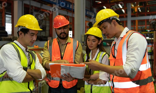 Preview: Engineering team leader Is advising the technician team and the quality inspection team.
