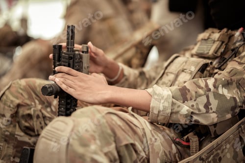 Preview: Soldiers planning on operation in the camp