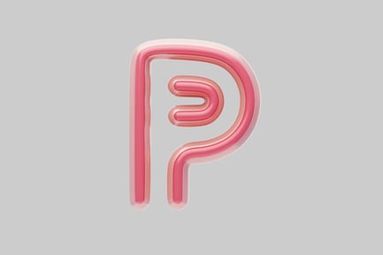 Preview: Pink Letter P