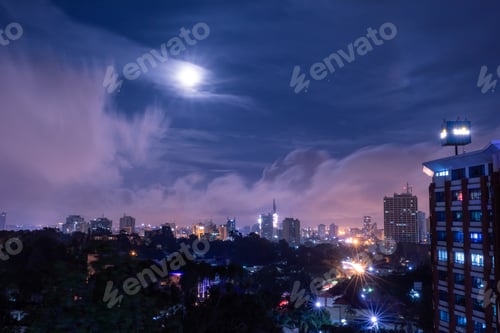 Preview: Nairobi City County Kenya's Capital In East Africa Skyline