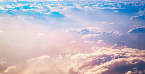 Preview: Sunrise above clouds