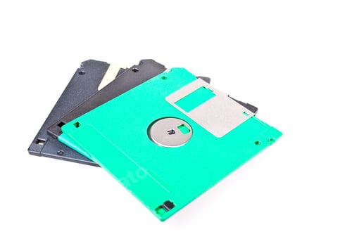 Preview: old floppy disks