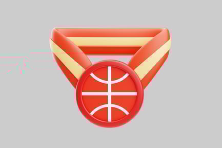 Preview: Basketball award medal