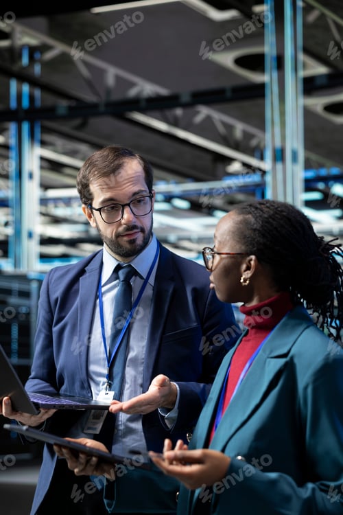 Preview: Working together, enterprise technology and engineering team in data center