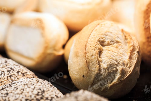 Preview: Delicious Fresh Mix of Bread Food Concept